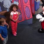 Baby Meet’s Mickey Mouse at Epcot Character Spot