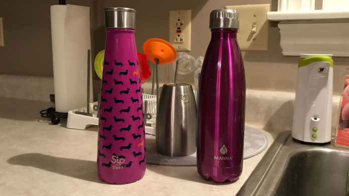Sip By Swell and Manna Insulated Water Bottles