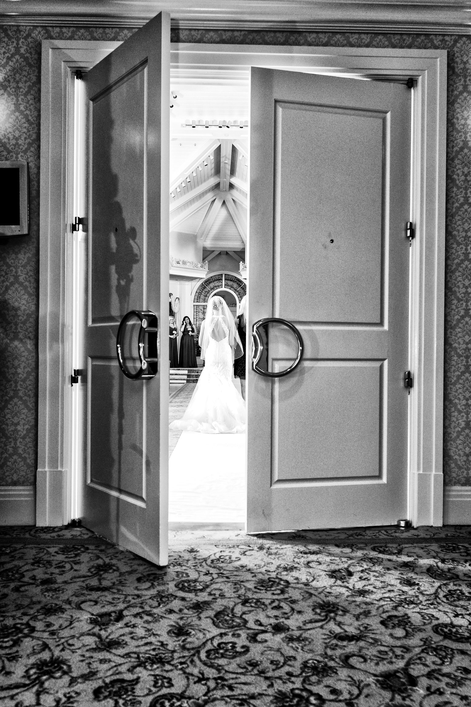 Bride Walks Down Aisle at Disney's Wedding Pavilion