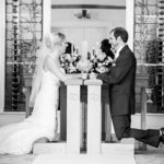 Kneeling-Disney-Wedding-Pavilion-Altar