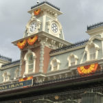 Magic Kingdom Train Station Decorated for Halloween