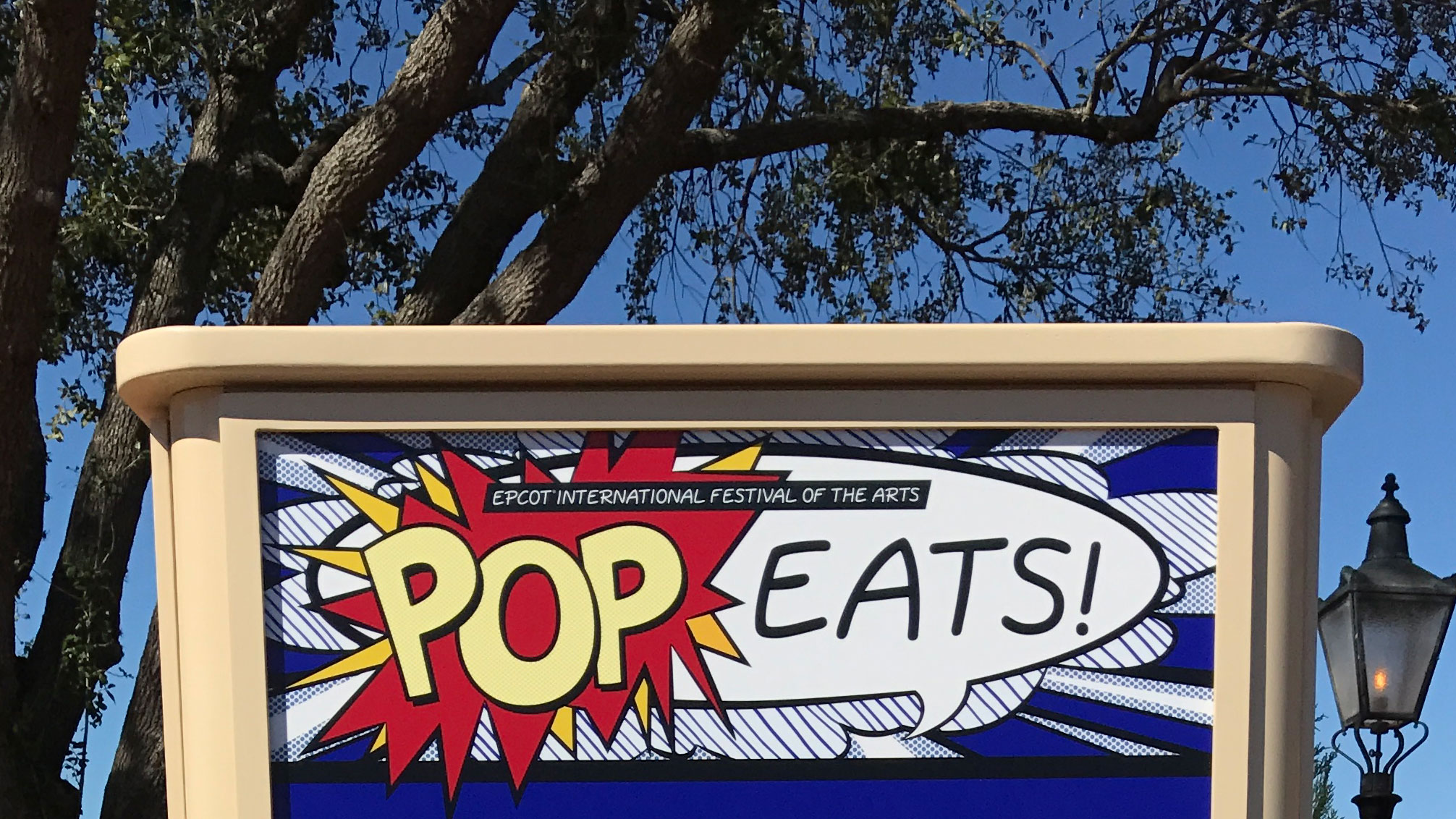 Pop Eats Epcot International Festival Of the Arts Booth