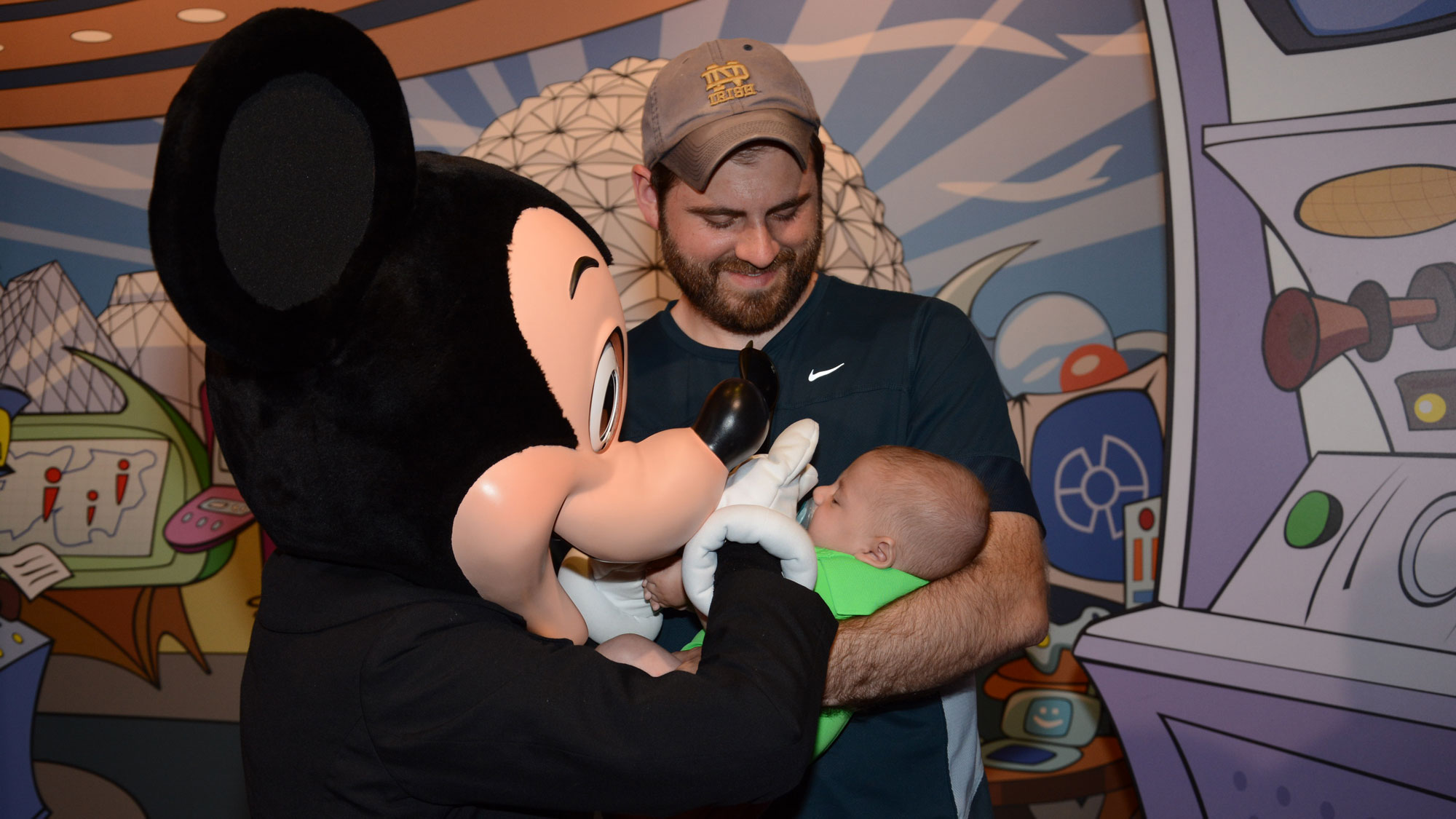 The Baby and Jordann at Walt Disney World